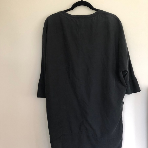 Gray Long Sleeve Dress - Picture 3 of 7